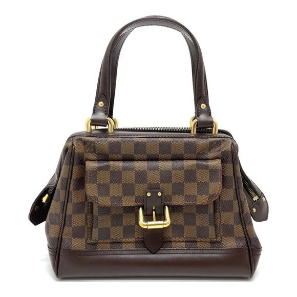 LOUIS VUITTON Damier Knightsbridge Top handle Hand Bag Brown - Picture 1 of 12